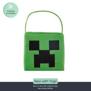 Minecraft Plush Basket (Medium) - NWT